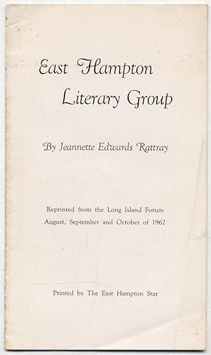 Imagen del vendedor de East Hampton Literary Group a la venta por Between the Covers-Rare Books, Inc. ABAA