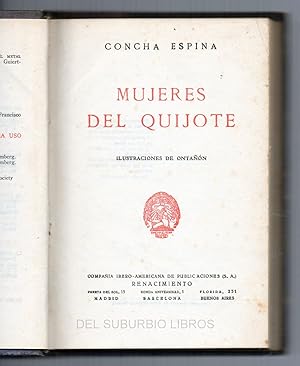 MUJERES DEL QUIJOTE. ILUSTRACIONES DE ONTAÑÓN.