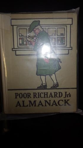 Bild des Verkufers fr Poor Richard Jr's Almanack A witty thought for each day of the Year. Benjamin Franklins Best Sayings full of wit, wisdom & useful hints, Reprinted from Saturday Evening Post of Philadelphia, with Black & Red Lettering zum Verkauf von Bluff Park Rare Books