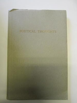 Seller image for POETICAL THOUGHTS for sale by Goldstone Rare Books