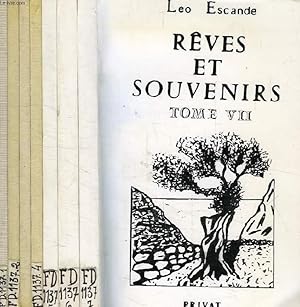 Seller image for REVES ET SOUVENIRS, VII TOMES (COMPLET) for sale by Le-Livre