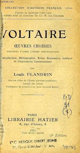 Seller image for OEUVRES CHOISIES for sale by Le-Livre