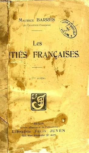 Image du vendeur pour LES AMITIES FRANCAISES mis en vente par Le-Livre