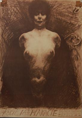 Plakat - Kobieta w Plakacie / 1905 w 1980. Offset.