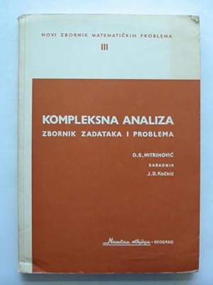 Seller image for KOMPLEKSNA ANALIZA for sale by Stella & Rose's Books, PBFA