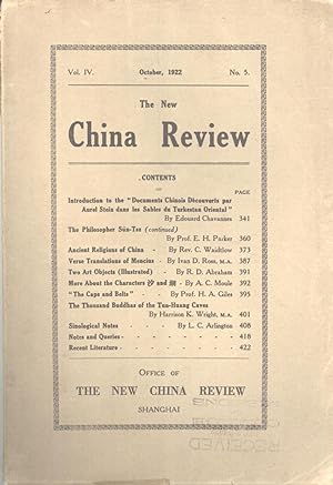 Immagine del venditore per The New China Review, Volume 4, Number 5 venduto da Masalai Press