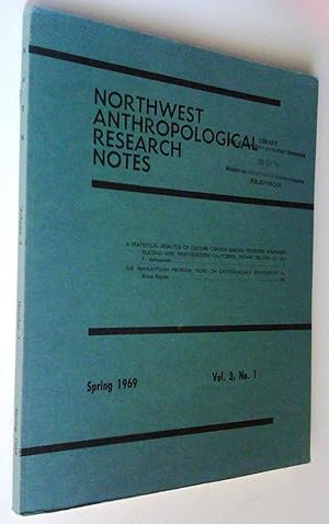 Northwest Anthropological Research Notes, Spring 1969, vol. 3, no 1