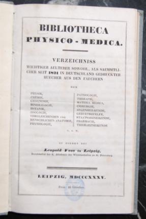 Verzeichnis wichtiger aelterer sowohl, als saemmtlicher seit 1821 in Deutschland gedruckter Buech...