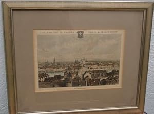 Würzburg. Kolor. Holzstich v. H. Clerget aus L'Allemagne illustrée par V. A. Malte-Brun. (15 x 23...