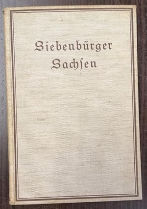 Imagen del vendedor de Siebenbrger Sachsen. Eine Wesensschau. Mit 8 Bildern auf Tfn. a la venta por Klaus Schneborn