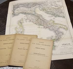 Seller image for Karten zur alten Geschichte: III. Aegypten. V. Griechenland. VII. Italien. IX. Plan von Rom. for sale by Klaus Schneborn