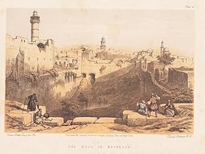 Jerusalem. - The Pool of Bethesda. Lithographie nach David Roberts von Vincent Brooks bei Cassell...