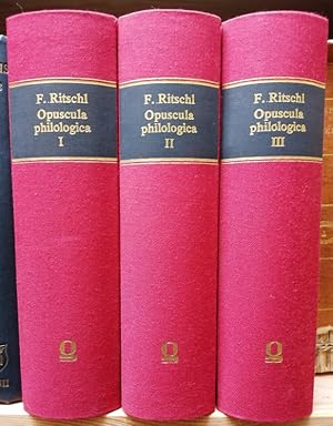 Opuscula philologica. Bd. 1 - 3: I. Zur griechischen Literatur II. Zu Plautus und lateinischer Sp...