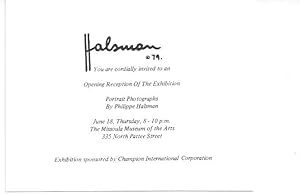Seller image for HALSMAN  79 - International Center of Photography - New York June 9-July 22, 1979 for sale by ART...on paper - 20th Century Art Books