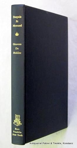 Seller image for Oeuvres de Molire. Nouvelle dition. Notice bibliographique, additions et corrections par Arthur Desfeuilles. Faksimile der Ausgabe von 1893. New York, Burt Franklin, 1970. 2 Bl., 271 S., 7 Bl. Or.-Lwd. for sale by Jrgen Patzer