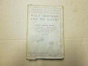 Seller image for Walt Whitman and His Poetry for sale by Goldstone Rare Books