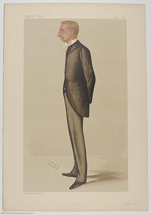 Fine Caricature Portrait in Colours from Vanity Fair, by 'Spy', (Sir H. Rider, 1856-1925, Novelis...
