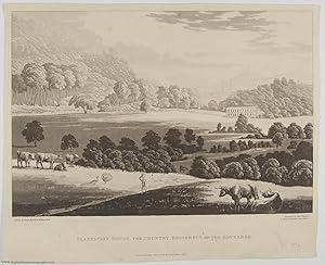 Handsome Aquatint Engraving of Plantation House, St. Helena, (George Hutchins, 1778-1822, Soldier...