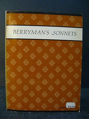 Seller image for Berryman's Sonnets for sale by Encore Books