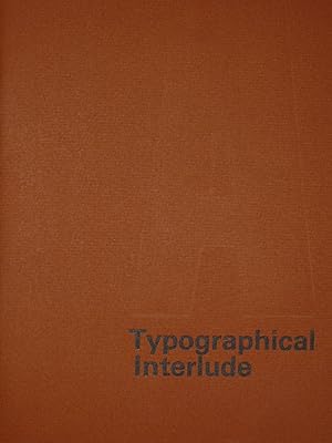 A mid-twentieth century Typographical Interlude.