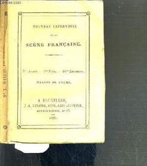 Immagine del venditore per MARION DE LORME / NOUVEAU REPERTOIRE DE LA SCENE FRANCAISE - 3me ANNEE - 4me SERIE - 10me LIVRAISON. venduto da Le-Livre