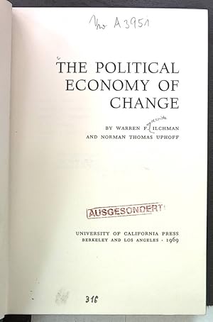 Bild des Verkufers fr THE POLITICAL ECONOMY OF CHANGE. zum Verkauf von Antiquariat Bookfarm