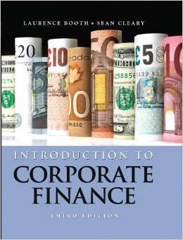 Bild des Verkufers fr Introduction to Corporate Finance zum Verkauf von READINGON LLC