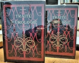 Bild des Verkufers fr Trait d'urologie. Troisieme edition entierement refondue. Complet en 2 Tomes. zum Verkauf von JOIE DE LIRE