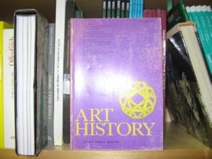 Bild des Verkufers fr Art History; Volume 9, Number 1, March 1986 zum Verkauf von PsychoBabel & Skoob Books