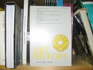 Seller image for Art History; Volume 11, Number 2, June 1988 for sale by PsychoBabel & Skoob Books