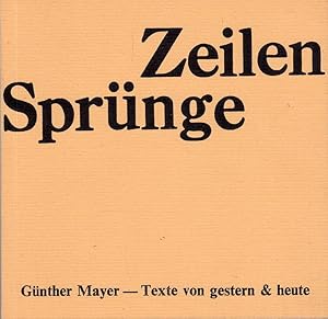 Zeilen Sprünge.