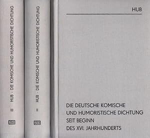 Bild des Verkufers fr Die deutsche komische und humoristische Dichtung seit Beginn des 16. Jahrhunderts. zum Verkauf von Antiquariat Richard Husslein
