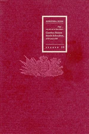 Bild des Verkufers fr Goethes Reisen durch Schwaben, 1779 und 1797. 1994. 16 Seiten, 8 Abb. Geheftet. 2., durchges. Aufl. 16 Seiten, 3 Abb., 1 Beilage. Geheftet. ISBN 3-929146-16-9 Bestell-Nr.: 24 "Tage . wie ich sie in Rom erlebte" (=Spuren 25) zum Verkauf von Antiquariat Richard Husslein