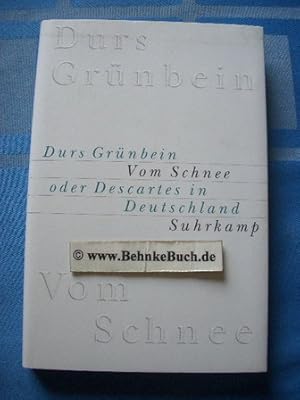 Imagen del vendedor de Vom Schnee. a la venta por Antiquariat BehnkeBuch