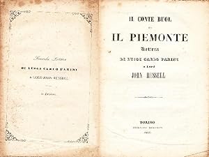 Il Conte Buol ed il Piemonte. Lettera di Luigi Carlo Farini a Lord John Russel.