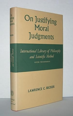 Seller image for ON JUSTIFYING MORAL JUDGMENTS for sale by Evolving Lens Bookseller