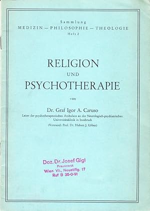 Bild des Verkufers fr Religion und Psychotherapie. zum Verkauf von Antiquariat Krikl