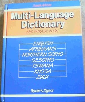 Seller image for South Africa Multilanguage Dictionary and Phrase Book. English, Afrikaans, Northern Sotho, Sesotho, Tswana, Xhosa, Zulu for sale by Chapter 1