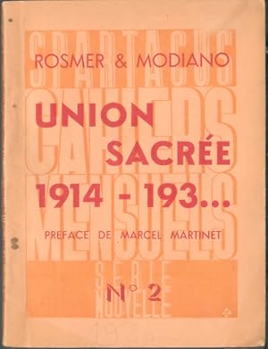 Union Sacrée 1914-193.