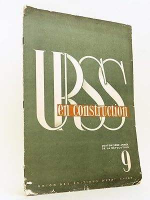 Imagen del vendedor de URSS en Construction. Revue mensuelle illustre. Quatorzime anne de la Rvolution. 1931 N9 [ Moscou ] a la venta por Librairie du Cardinal