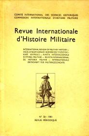 Bild des Verkufers fr Revue Internationale d'histoire militaire No 50 - 1981Edition Turque zum Verkauf von Antiquariaat Parnassos vof