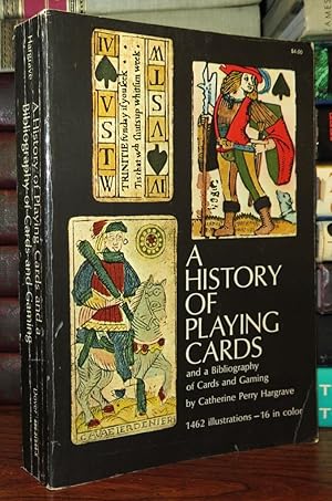 Seller image for HISTORY OF PLAYING CARDS AND A BIBLIOGRAPHY OF CARDS AND GAMING for sale by Rare Book Cellar