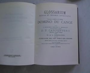 Glossarium Mediae et Infimae Latinitatis. Band 10. Du Cange. Glossarium Gallicum, Tabulae, Indice...