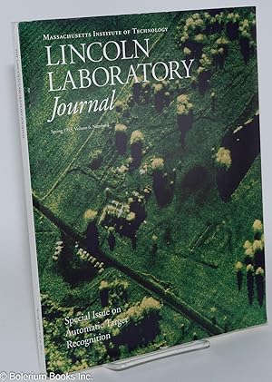 Imagen del vendedor de Special Issue on Automatic Target Recognition The Lincoln Laboratory Journal Spring 1993, Volume 6, Number 1 [entire issue] a la venta por Bolerium Books Inc.