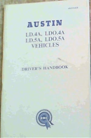 Austin LD,4A, LDO.4A, LD.5A, LDO.5A Vehicles Driver's Handbook AKD1641B