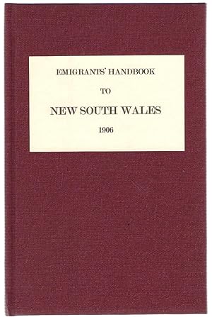 Imagen del vendedor de Emigrants' Handbook to New South Wales a la venta por Michael Moons Bookshop, PBFA
