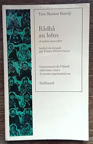 Seller image for Rdh au lotus et autres nouvelles traduit du bengali par France Bhattacharya for sale by JLG_livres anciens et modernes