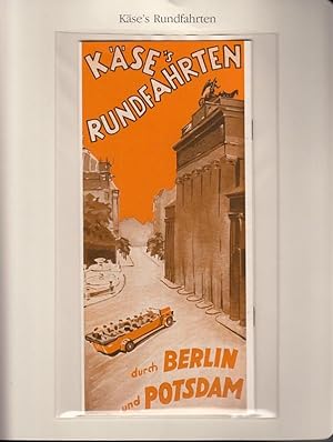 Seller image for Kse' s Rundfahrten durch Berlin und Potsdam 1927. Werbeprospekt. ( = Lieferung BE 01133 aus Berlin-Archiv hrsg. V. Hans-Werner Klnner und Helmut Brsch-Supan). for sale by Antiquariat Carl Wegner
