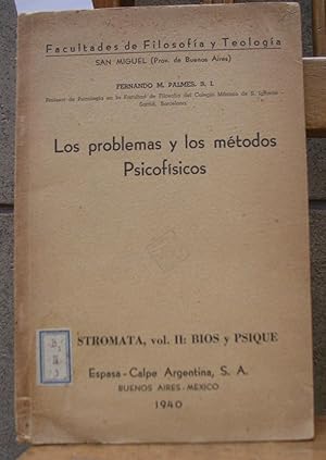 Immagine del venditore per LOS PROBLEMAS Y LOS METODOS PSICOFISICOS venduto da LLIBRES del SENDERI