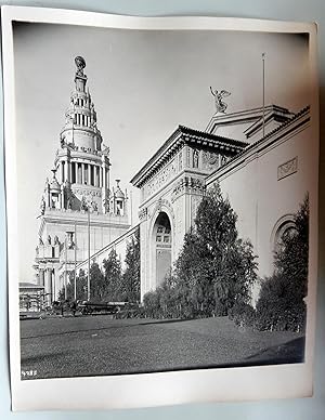 Tower of Jewels with Manufacturing Building. Original photo Pan Pacific International Exposition.